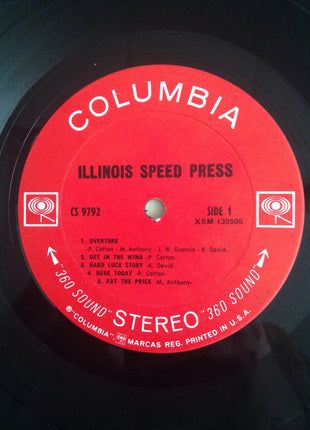 Illinois Speed Press : Illinois Speed Press (LP, Album, Ter)