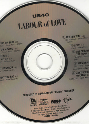 UB40 : Labour Of Love (CD, Album, RP)
