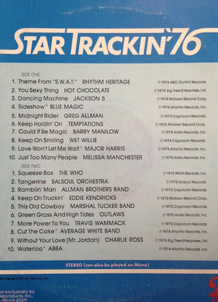 Various : Star Trackin' '76 (LP, Comp, Whi)