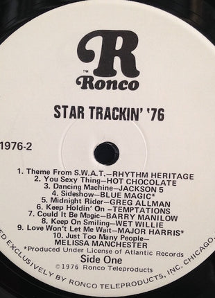 Various : Star Trackin' '76 (LP, Comp, Whi)