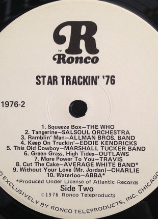 Various : Star Trackin' '76 (LP, Comp, Whi)