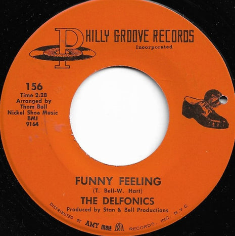 The Delfonics : Funny Feeling / My New Love (7", Ora)
