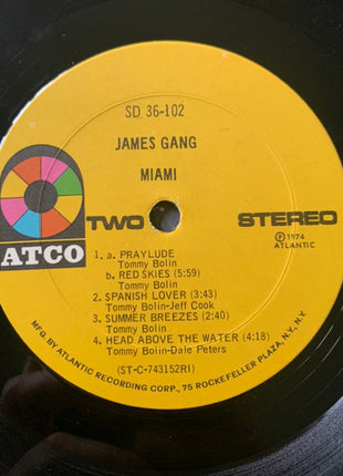 James Gang : Miami (LP, Album, RI )