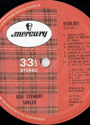 Rod Stewart : Smiler (LP, Album, Gat)