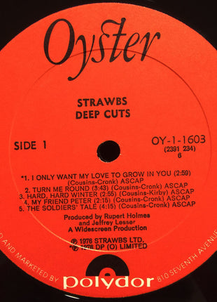 Strawbs : Deep Cuts (LP, Album, All)
