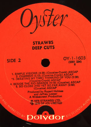 Strawbs : Deep Cuts (LP, Album, All)