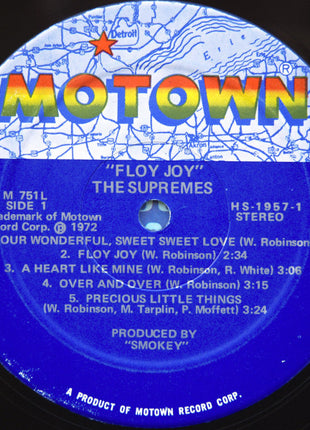 The Supremes : Floy Joy (LP, Album, Sup)
