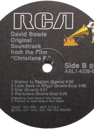 David Bowie : Original Soundtrack From The Film Christiane F. (LP, Comp)