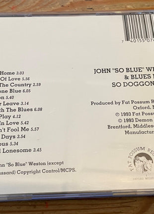 John Weston & Blues Force : So Doggone Blue (CD, Album)