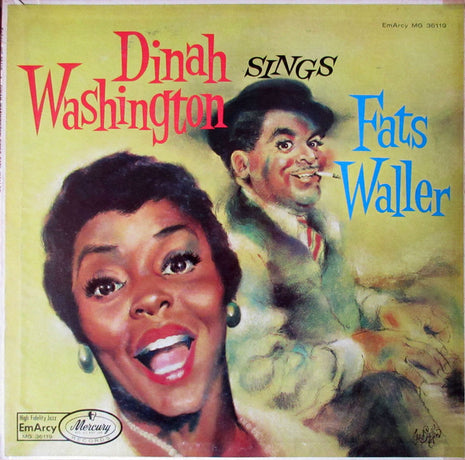 Dinah Washington : Dinah Washington Sings Fats Waller (LP, Album, Mono)
