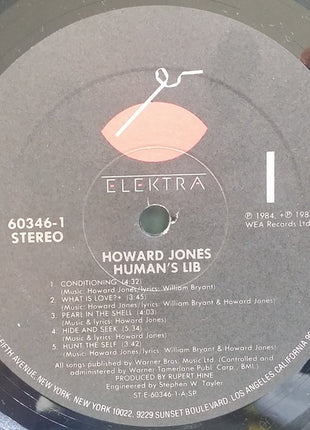Howard Jones : Human's Lib (LP, Album, SRC)