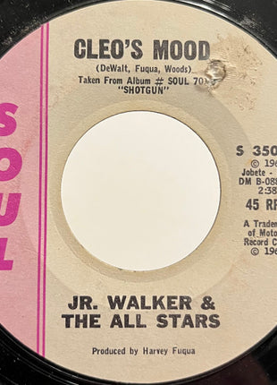 Jr. Walker & The All Stars* : Cleo's Mood / Baby You Know You Ain't Right (7", Single, Styrene, Mon)