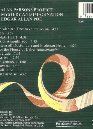 The Alan Parsons Project : Tales Of Mystery And Imagination (CD, Album, RE, RM, RP)