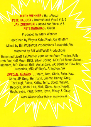 The Nighthawks (3) : Live Tonite! (CD, Album)