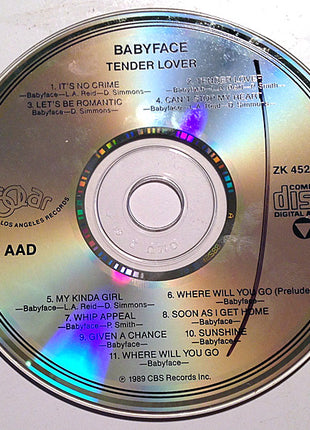 Babyface : Tender Lover (CD, Album, Pit)