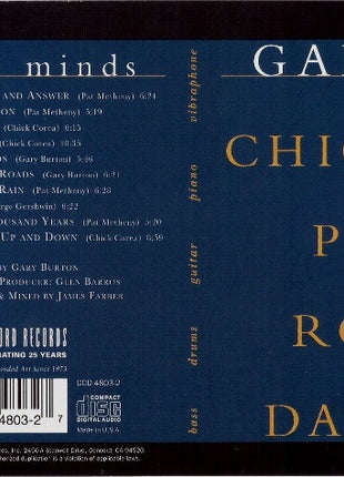 Burton* • Corea* • Metheny* • Haynes* • Holland* : Like Minds (CD, Album)