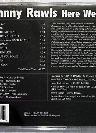 Johnny Rawls : Here We Go (CD, Album)
