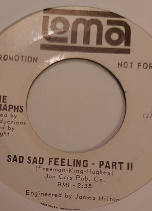 The Autographs : Sad Sad Feeling (7", Single, Promo)