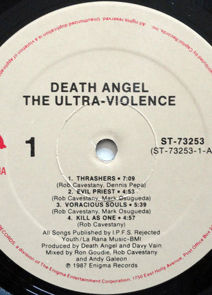Death Angel (2) : The Ultra-Violence (LP, Album)