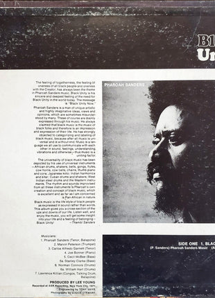 Pharoah Sanders : Black Unity (LP, Album)