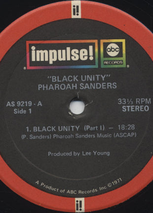 Pharoah Sanders : Black Unity (LP, Album)