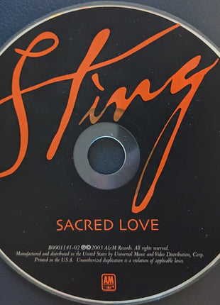 Sting : Sacred Love (CD, Album)