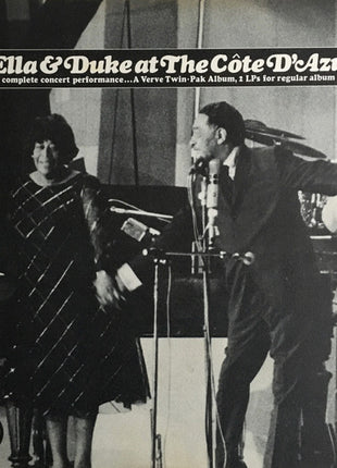 Ella Fitzgerald / Duke Ellington : Ella & Duke At The Côte D'Azur (2xLP, Album, Tex)