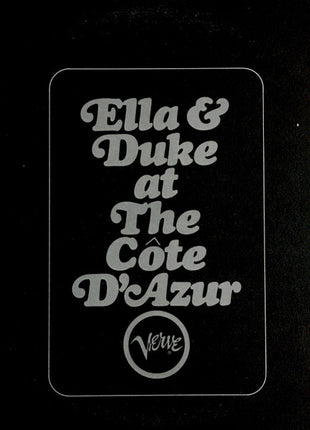Ella Fitzgerald / Duke Ellington : Ella & Duke At The Côte D'Azur (2xLP, Album, Tex)