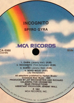 Spyro Gyra : Incognito (LP, Album, Pin)