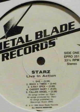 Starz (2) : Live In Action (LP, Promo, Smplr)