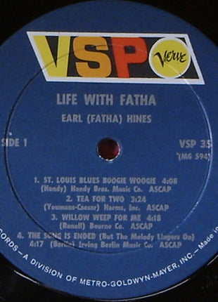 Earl Hines : Life With Fatha (LP, Album, RE, RM)