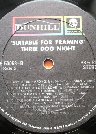 Three Dog Night : Suitable For Framing (LP, Album, Gat)
