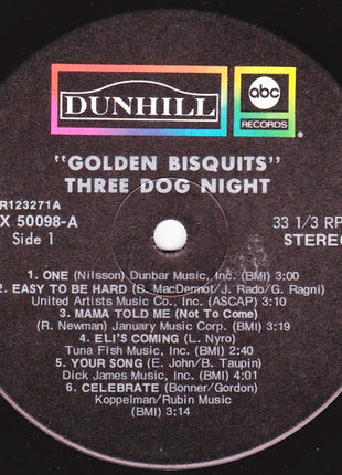 Three Dog Night : Golden Bisquits (LP, Comp, Club, Ind)
