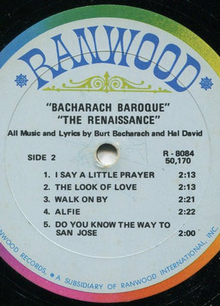 The Renaissance (6) : Bacharach Baroque (LP)