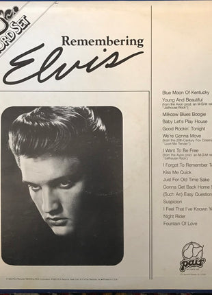 Elvis Presley : Remembering Elvis (2xLP, Comp)