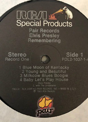 Elvis Presley : Remembering Elvis (2xLP, Comp)