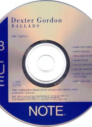 Dexter Gordon : Ballads (CD, Comp, RE)