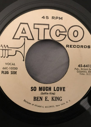 Ben E. King : So Much Love / Don't Drive Me Away (7", Single, Promo)