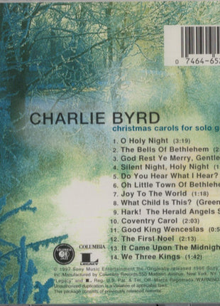 Charlie Byrd : Christmas Carols For Solo Guitar (CD, RE)