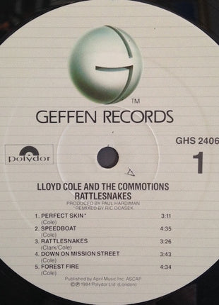 Lloyd Cole & The Commotions : Rattlesnakes (LP, Album, All)