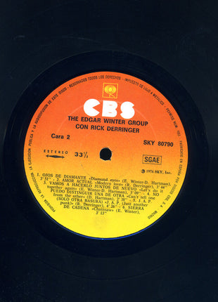 The Edgar Winter Group / Rick Derringer : The Edgar Winter Group Con Rick Derringer (LP, Album)