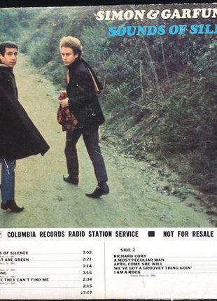 Simon & Garfunkel : Sounds Of Silence (LP, Album, Mono, Promo)