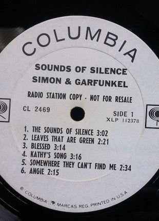 Simon & Garfunkel : Sounds Of Silence (LP, Album, Mono, Promo)