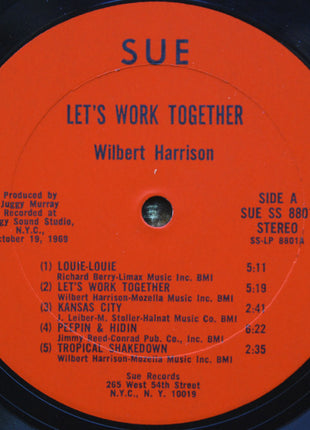 Wilbert Harrison : Let's Work Together (LP, Album)