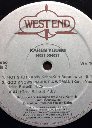 Karen Young : Hot Shot (LP, Album)