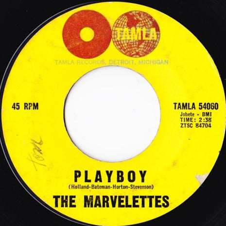 The Marvelettes : Playboy (7", Single, Styrene)