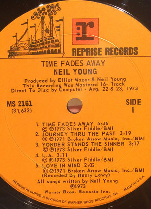 Neil Young : Time Fades Away (LP, Album)