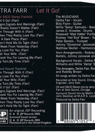 Deitra Farr : Let It Go! (SACD, Hybrid, Multichannel, Album)