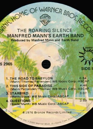 Manfred Mann's Earth Band : The Roaring Silence (LP, Album, Win)