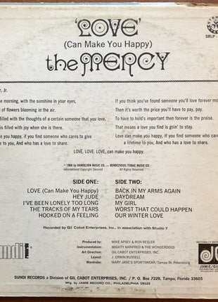 Mercy (4) : Love (Can Make You Happy) (LP, Album, Promo)